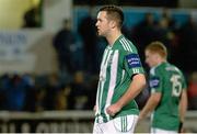 25 October 2013; A dejected Conor Early, Bray Wanderers. Airtricity League Premier Division, Bray Wanderers v Dundalk, Carlisle Grounds, Bray, Co. Wicklow. Picture credit: Ramsey Cardy / SPORTSFILE