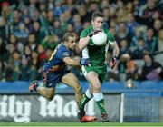 26 October 2013; Paddy McBrearty, Ireland, in action against Christopher Yarran, Australia. International Rules Second Test, Ireland v Australia, Croke Park, Dublin. Picture credit: Ramsey Cardy / SPORTSFILE