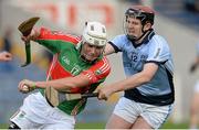 27 October 2013; Willie Eviston, Loughmore-Castleiney, in action against David Dempsey, Na Piarsaigh. AIB Munster Senior Club Hurling Championship Quarter-Final, Loughmore-Castleiney v Na Piarsaigh, Semple Stadium, Thurles, Co. Tipperary. Picture credit: Diarmuid Greene / SPORTSFILE