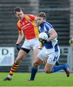 27 October 2013; Aidan O'Shea, Breaffy, in action against Barry Moran, Castlebar Mitchels. Mayo County Senior Club Football Championship Final, Castlebar Mitchels v Breaffy, Elverys MacHale Park, Castlebar, Co. Mayo. Picture credit: David Maher / SPORTSFILE