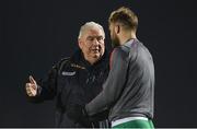 1 November 2017; Ireland manager Joe Kernan, speaking with Aidan O'Shea during Ireland International Rules Training Session at GAA Pitches, in Abbotstown, Dublin.  Photo by Eóin Noonan/Sportsfile