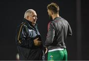 1 November 2017; Ireland manager Joe Kernan, speaking with Aidan O'Shea during Ireland International Rules Training Session at GAA Pitches, in Abbotstown, Dublin.  Photo by Eóin Noonan/Sportsfile