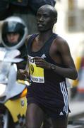 25 October 2004; Lezan Kimutai, Kenya, on his way to winning the adidas Dublin City Marathon 2004. Merrion Square, Dublin. Picture credit; Pat Murphy / SPORTSFILE