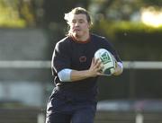 26 October 2004; Brian O'Driscoll in action during Leinster Rugby squad training. Old Belvedere Rugby Club, Anglesea Road, Dublin. Picture credit; Matt Browne / SPORTSFILE