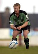 30 October 2004; Paul Warwick, Connacht out-half, lines up a conversion. European Challenge Cup, Connacht v Narbonne, 2nd Leg,  Sportsground, Galway. Picture credit; Damien Eagers / SPORTSFILE