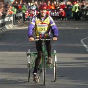 25 October 2004; Noel Collier, Ireland, competing in the adidas Dublin City Marathon 2004. Merrion Square, Dublin. Picture credit; Pat Murphy / SPORTSFILE