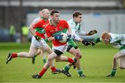 27 October 2013; Leighton Glynn, Rathnew, in action against Baltinglass. Wicklow County Senior Club Football Championship Final, Baltinglass v Rathnew, County Grounds, Aughrim, Co. Wicklow. Picture credit: Matt Browne / SPORTSFILE