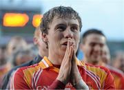 27 October 2013; Eoghan O'Reilly, Castlebar Mitchels celebrates at the end of the game. Mayo County Senior Club Football Championship Final, Castlebar Mitchels v Breaffy, Elverys MacHale Park, Castlebar, Co. Mayo. Picture credit: David Maher / SPORTSFILE