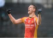 27 October 2013; Barry Moran, Castlebar Mitchels, celebrates at the end of the game. Mayo County Senior Club Football Championship Final, Castlebar Mitchels v Breaffy, Elverys MacHale Park, Castlebar, Co. Mayo. Picture credit: David Maher / SPORTSFILE