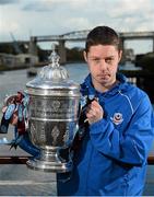 28 October 2013; Drogheda United's Shane Grimes ahead of their FAI Ford Cup final against Sligo Rovers on Sunday. Drogheda United Media Day, The D Hotel, Drogheda, Co. Louth. Picture credit: David Maher / SPORTSFILE