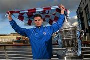 28 October 2013; Drogheda United's Gavan Holoahan ahead of their FAI Ford Cup final against Sligo Rovers on Sunday. Drogheda United Media Day, The D Hotel, Drogheda, Co. Louth. Picture credit: David Maher / SPORTSFILE