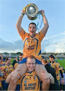28 October 2013; Portumna's Martin Dolphin, top, and Conor O'Hare celebrate with the cup after victory over Loughrea. Galway County Senior Club Hurling Championship Final, Portumna v Loughrea, Pearse Stadium, Galway. Picture credit: Diarmuid Greene / SPORTSFILE