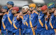 28 October 2013; The Loughrea players before the game. Galway County Senior Club Hurling Championship Final, Portumna v Loughrea, Pearse Stadium, Galway. Picture credit: Diarmuid Greene / SPORTSFILE