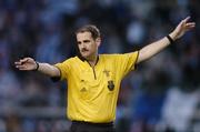 24 October 2004; John Feighery, referee. 2004 FAI Carlsberg Cup Final, Longford Town v Waterford United, Lansdowne Road, Dublin. Picture credit; David Maher / SPORTSFILE