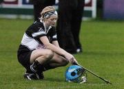 7 November 2004; Granagh-Ballingarry captain Deirdre Sheehan shows her dissapointment after defeat in the final. All-Ireland Senior Camogie Club Final, Granagh-Ballingarry v St. Lachtains Freshford, Parnell Park, Dublin. Picture credit; Brian Lawless / SPORTSFILE