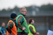 27 October 2013; Rathnew manager Declan Byrne watches his team in action against Baltinglass. Wicklow County Senior Club Football Championship Final, Baltinglass v Rathnew, County Grounds, Aughrim, Co. Wicklow. Picture credit: Matt Browne / SPORTSFILE