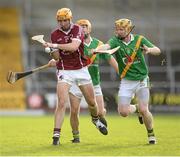 27 October 2013; Austin Murphy, Clara, in action against Paddy Mulcahy and Richie Power, right, Carrickshock. Kilkenny County Senior Club Hurling Championship Final, Clara v Carrickshock, Nowlan Park, Kilkenny. Picture credit: Stephen McCarthy / SPORTSFILE