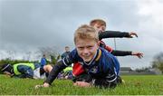 30 October 2013; Aidan Kelly and Luke Kennedy during a Leinster School of Excellence on tour in Gorey RFC, Co. Wexford. Picture credit: Matt Browne / SPORTSFILE