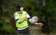 30 October 2013; Tadhg O'Neill in action during a Leinster School of Excellence on tour in Gorey RFC, Co. Wexford. Picture credit: Matt Browne / SPORTSFILE