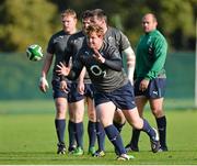 31 October 2013; Ireland's Stephen Archer in action during squad training ahead of their Guinness Series International game against Samoa on Saturday the 9th of November. Ireland Rugby Squad Training, Carton House, Maynooth, Co. Kildare. Picture credit: Matt Browne / SPORTSFILE