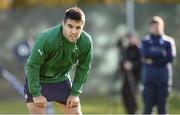 31 October 2013; Ireland's Conor Murray during squad training ahead of their Guinness Series International game against Samoa on Saturday the 9th of November. Ireland Rugby Squad Training, Carton House, Maynooth, Co. Kildare. Picture credit: Stephen McCarthy / SPORTSFILE