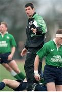1 January 1997; Mike Brewer, Ireland coach. Ireland Rugby Squad Training. Picture credit: David Maher / SPORTSFILE