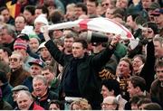 15 February 1997; An England supporter celebrates during the game. Five Nations Rugby Championship, Ireland v England, Lansdowne Road, Dublin. Picture credit: David Maher / SPORTSFILE