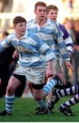 5 March 1997; Brian O'Driscoll, left, Blackrock College. Leinster Schools Cup, Semi-Final, Clongowes Wood v Blackrock College, Lansdowne Road, Dublin. Picture credit: Brendan Moran / SPORTSFILE