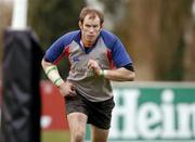 9 November 2004; Johnny O'Connor in action during Ireland rugby squad training. Terenure Rugby Club, Dublin. Picture credit; Matt Browne / SPORTSFILE