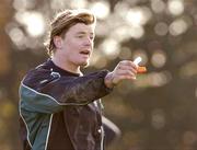 9 November 2004; Brian O'Driscoll during Ireland rugby squad training. Terenure Rugby Club, Dublin. Picture credit; Matt Browne / SPORTSFILE