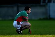 13 November 2004; A dejected Ciaran Ryan, Garrycastle, after defeat to Kilmacud Crokes. AIB Leinster Club Football Championship, Quarter-Final, Kilmacud Crokes v Garrycastle, Parnell Park, Dublin. Picture credit; Brian Lawless / SPORTSFILE