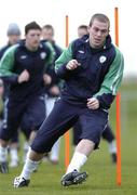 15 November 2004; Richard Dunne, Republic of Ireland, in action during squad training. Malahide FC, Malahide, Co. Dublin. Picture credit; David Maher / SPORTSFILE