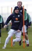 15 November 2004; Graham Kavanagh, Republic of Ireland, in action during squad training. Malahide FC, Malahide, Co. Dublin. Picture credit; David Maher / SPORTSFILE