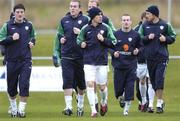 15 November 2004; Republic of Ireland players during squad training. Malahide FC, Malahide, Co. Dublin. Picture credit; David Maher / SPORTSFILE
