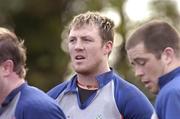 16 November 2004; Eric Miller pictured during Ireland rugby squad training. Terenure Rugby Club, Dublin. Picture credit; Matt Browne / SPORTSFILE