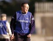 13 November 2004; Garrycastle manager Martin McCabe issues instructions during the game. AIB Leinster Club Football Championship, Quarter-Final, Kilmacud Crokes v Garrycastle, Parnell Park, Dublin. Picture credit; Brian Lawless / SPORTSFILE