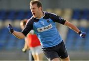 3 November 2013; Trevor Clendenning, Longford Slashers, celebrates after scoring his side's first goal of the game. AIB Leinster Senior Club Football Championship, Quarter-Final, Longford Slashers, Longford v Rathnew, Wicklow. Glennon Brothers Pearse Park, Longford. Picture credit: Pat Murphy / SPORTSFILE