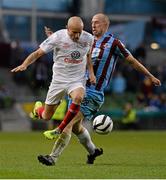 3 November 2013; Alan Keane, Sligo Rovers, in action against Alan Byrne, Drogheda United. FAI Ford Cup Final, Drogheda United v Sligo Rovers, Aviva Stadium, Lansdowne Road, Dublin. Picture credit: David Maher / SPORTSFILE