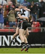 3 November 2013; Midleton's Brian Hartnett, left, and Conor Lehane celebrate after victory over Sarsfields. Cork County Senior Club Hurling Championship Final, Midleton v Sarsfields, Pairc Ui Chaoimh, Cork. Picture credit: Diarmuid Greene / SPORTSFILE