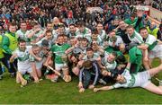 3 November 2013; Kanturk players celebrate with the cup after victory over Eire Og. Cork County Intermediate Club Hurling Championship Final, Éire Óg v Kanturk, Pairc Ui Chaoimh, Cork. Picture credit: Diarmuid Greene / SPORTSFILE