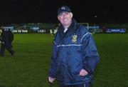 20 November 2004; UCD manager Pete Mahon after victory over Kilkenny City and promotion to the eircom Premier League. eircom league, First Division, UCD v Kilkenny City, Belfield Park, UCD. Picture credit; Brian Lawless / SPORTSFILE