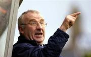21 November 2004; Dublin City manager Dermot Keely issues instructions during the match. eircom League, Premier Division, Dublin City v Shamrock Rovers, Tolka Park, Dublin. Picture credit; Brian Lawless / SPORTSFILE