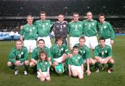 16 November 2004; Republic of Ireland team. International Friendly, Republic of Ireland v Croatia, Lansdowne Road, Dublin. Picture credit; David Maher / SPORTSFILE