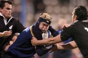 23 November 2004; John Murphy, Leinster U21, in action against Marty Campbell, left and Daniel Waenga, New Zealand U21. U21 Representative Match, Leinster U21 v New Zealand U21, Donnybrook, Dublin. Picture credit; Matt Browne / SPORTSFILE