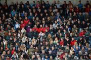 3 November 2013; A section of the large crowd watch from the main stand. Dublin County Senior Football Championship Final, Ballymun Kickhams v St Vincent's, Parnell Park, Dublin. Picture credit: Ray McManus / SPORTSFILE