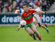 3 November 2013; Cian Burke, Ballymun Kickhams, in action against Diarmuid Connolly, St Vincent's. Dublin County Senior Football Championship Final, Ballymun Kickhams v St Vincent's, Parnell Park, Dublin. Picture credit: Ray McManus / SPORTSFILE