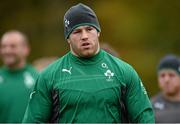 5 November 2013; Ireland's Sean O'Brien during squad training ahead of their Guinness Series International match against Samoa on Saturday. Ireland Rugby Squad Training, Carton House, Maynooth, Co. Kildare. Picture credit: David Maher / SPORTSFILE