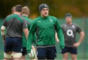 5 November 2013; Ireland's Ian Madigan during squad training ahead of their Guinness Series International match against Samoa on Saturday. Ireland Rugby Squad Training, Carton House, Maynooth, Co. Kildare. Picture credit: David Maher / SPORTSFILE