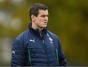 5 November 2013; Ireland's Jonathan Sexton looks on during squad training ahead of their Guinness Series International match against Samoa on Saturday. Ireland Rugby Squad Training, Carton House, Maynooth, Co. Kildare. Picture credit: David Maher / SPORTSFILE