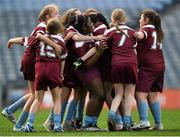 5 November 2013; The Huntstown N.S., Dublin, team celebrate victory at the end of the game. Allianz Cumann na mBunscol Football Finals, Croke Park, Dublin. Picture credit: Barry Cregg / SPORTSFILE